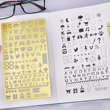 Load image into Gallery viewer, Bullet Journal Stencil A5