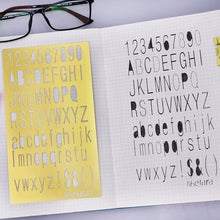 Load image into Gallery viewer, Bullet Journal Stencil A5