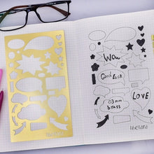 Load image into Gallery viewer, Bullet Journal Stencil A5