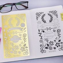 Load image into Gallery viewer, Bullet Journal Stencil A5