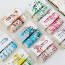 Load image into Gallery viewer, Flowers Washi Tape Set