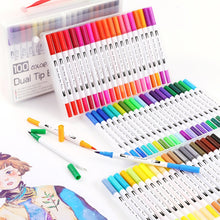 Load image into Gallery viewer, Fineliner Brush Pen Set