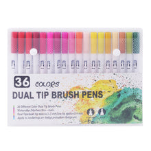 Load image into Gallery viewer, FineLiner Art Marker Pens Dual Tip Brush Pen