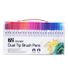 Load image into Gallery viewer, FineLiner Art Marker Pens Dual Tip Brush Pen