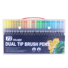 Load image into Gallery viewer, FineLiner Art Marker Pens Dual Tip Brush Pen