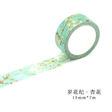 Load image into Gallery viewer, Romantic Floral Paper Washi Tape