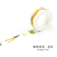 Load image into Gallery viewer, Romantic Floral Paper Washi Tape