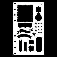 Load image into Gallery viewer, Bullet Journal Stencil A6