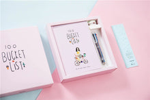 Load image into Gallery viewer, 100 Bucket List Notebook Planner