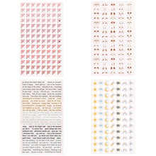 Load image into Gallery viewer, Bronzing Colorful Basic Signs Sticker