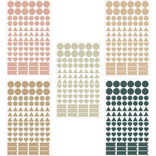 Load image into Gallery viewer, Bronzing Colorful Basic Signs Sticker