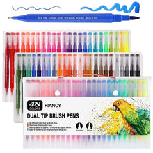 Load image into Gallery viewer, FineLiner Art Marker Pens Dual Tip Brush Pen