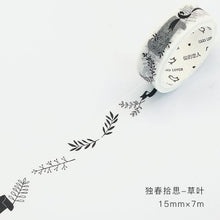 Load image into Gallery viewer, Vintage Landscape Painting Washi Tape