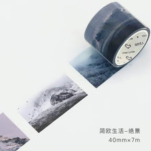 Load image into Gallery viewer, Vintage Landscape Painting Washi Tape