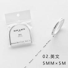 Load image into Gallery viewer, JIANWU Washi Tape Notebook Decoration