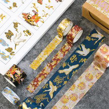 Load image into Gallery viewer, Flowers Fairy Birds Glitter Washi Tape