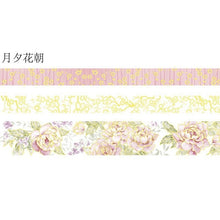 Load image into Gallery viewer, Flowers Fairy Birds Glitter Washi Tape