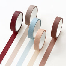 Load image into Gallery viewer, Fall Color Masking Washi Paper Tape