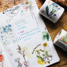 Load image into Gallery viewer, Autumn Plants Insects Washi Tape