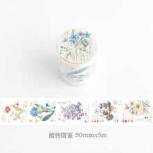 Load image into Gallery viewer, Autumn Plants Insects Washi Tape