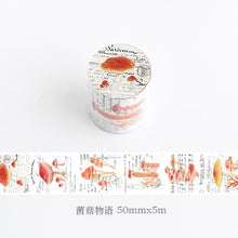 Load image into Gallery viewer, Autumn Plants Insects Washi Tape