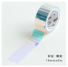 Load image into Gallery viewer, Shiny Rainbow Washi Tape