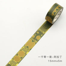 Load image into Gallery viewer, Tales From The Arabian Nights Washi Tape