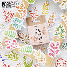 Load image into Gallery viewer, 45sheets Clear Flowers Leaves Sticker